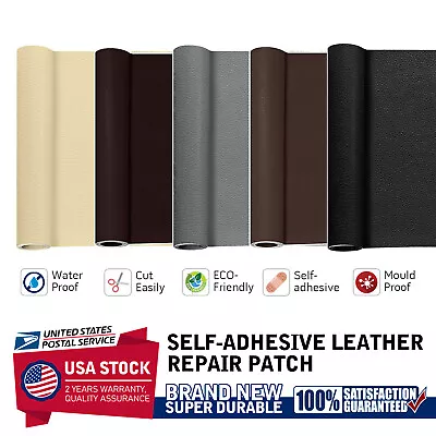 Leather Repair Tape Self-Adhesive Patch For Furniture Couch Car Seat Vinyl Chair • $12.99
