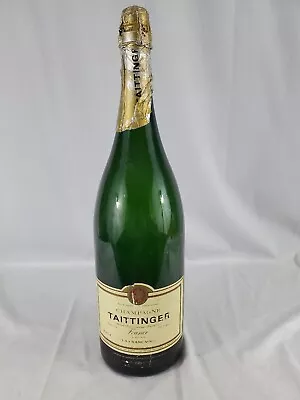 TAITTINGER CHAMPAGNE 3 LITRE JEROBOAM EMPTY BOTTLE W/CORK FOIL & WIRE -FREE SHIP • $48.99