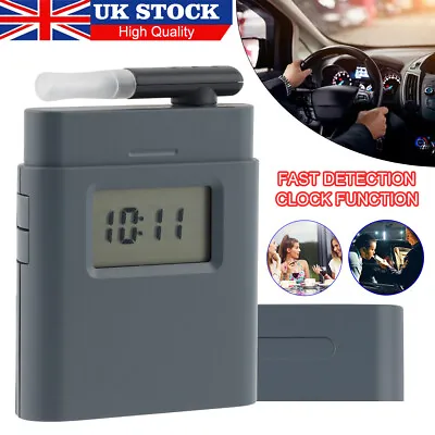 £9.29 • Buy Digital LCD Police Breathalyzer Breath Test Alcohol Tester Analyzer Detector UK