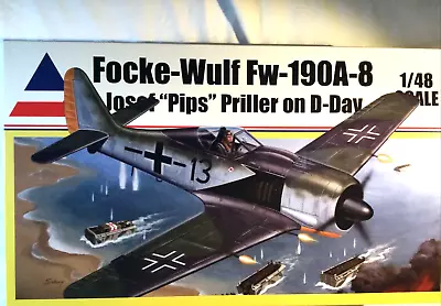 Accurate Miniatures 1/48 Focke Wulf Fw 190A-8 Josef Pips Priller On D-Day Kit • $21