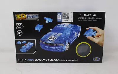 Puzzle Fun 3D 1:32 Mustang FR500C - Translucent Blue-66 Pieces • $27.99