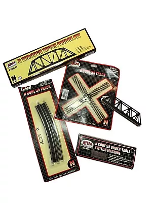 Atlas  N Scale Code 55 Lot Of 5 Track 2020 2045 2070 Bridge 2065 Switch • $14.50