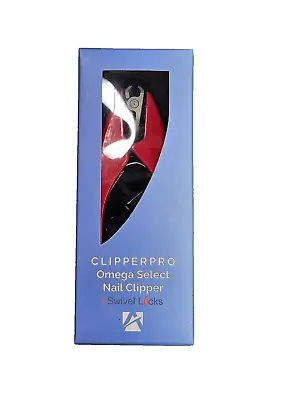 Premium CLIPPERPRO Fingernail Clippers Ergonomic Swivel Head Professional • $22.99