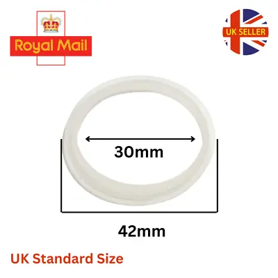 2 Pack Sink Waste Basin Plug Ring Seal Bathroom Pop Up Spare Seal Washer Gasket • £4.29