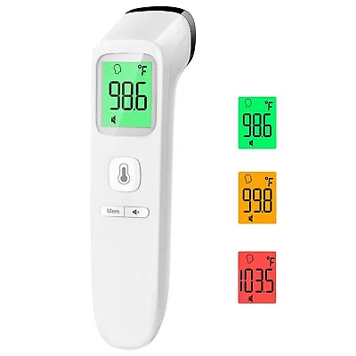 Forehead Thermometer Baby And Adults W/ Fever Alarm LCD Display Memory Function • $11.97