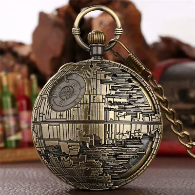 Classic Stars Wars Series Musical Pocket Watch Fob Chain Music Fob Watches Gifts • $25.37