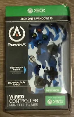 PowerA Wired Controller For Xbox One & Window 10 - Marine Cloud Camo *Brand New* • $28.99