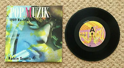 M - Pop Muzik 1989 Re-mix / 1979 Original Mix 7  Vinyl Freestyle Frs 1 Vg/ex • £4.49