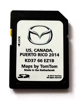 OEM Mazda Navigation SD CARD U.S.A. Map  2013 2014 2015 CX5 / CX-9 Mazda 6 • $58.95