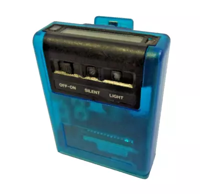 Vintage Motorola Early  Pager BPR2000 Blue See Through  Case Numeric Beep • $19.59