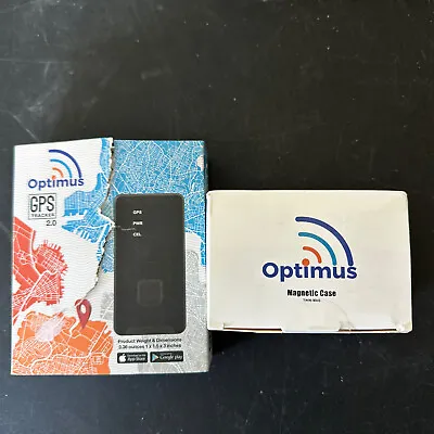 Optimus GPS Tracker 2.0 Open Box With Twin Magnet Case New Bundle Black • $34.99