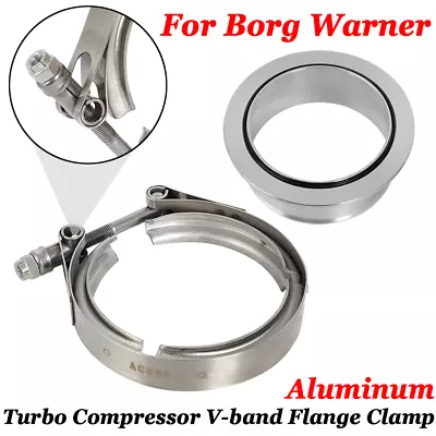 Billet For Borg Warner S400 S500 Series Turbo Compressor V-band Flange Clamp Kit • $34.99