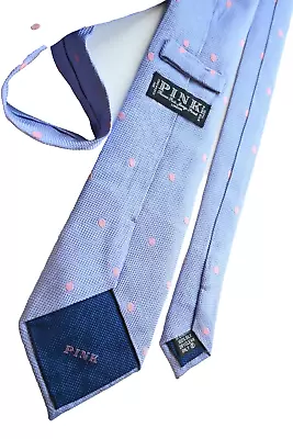 Pink Men's Tie Blue/polka Dot Width: 3.50  Length: 60  • $21.98