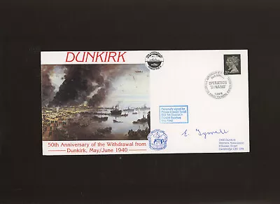 £4.99 • Buy 1990 Operation Dynamo Cover Signed Private Edward Tyrrell - BEF 5th Division