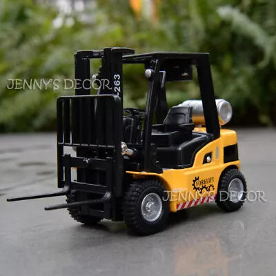 1:24 Diecast Metal Truck Model Toy Sound & Light Pull Back Forklift Replica • $8.50