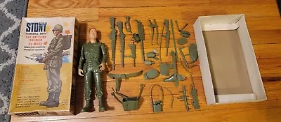 Vintage MARX Stony Stonewall Smith Action Figure With Box And Accessories  • $17.50