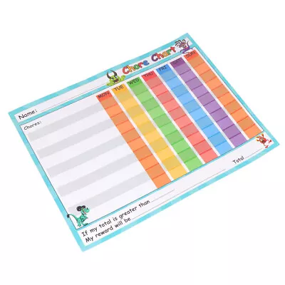  2 Pcs Toddler Self Adhesive Message Board Kids Incentive Chart • £7.99
