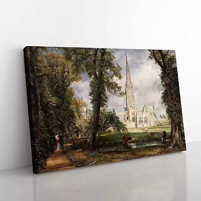 Salisbury Cathedral Vol.1 By John Constable Canvas Wall Art Print Framed Picture • £24.95