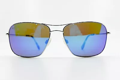 Maui Jim Silver Tortoise Wiki Wiki Sunglass MJ-246-17 59-17-120 Blue Lens 7931 • $74.99