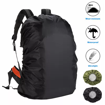 Outdoor Waterproof Rain Backpack Cover Rucksack Travel Bag 35L/45L/60L Ko • $11.99