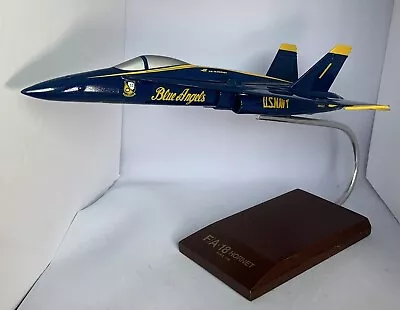 US Navy McDonnell Douglas F/A-18 Blue Angels Desk Display 1/48 Model AV Airplane • $99.99