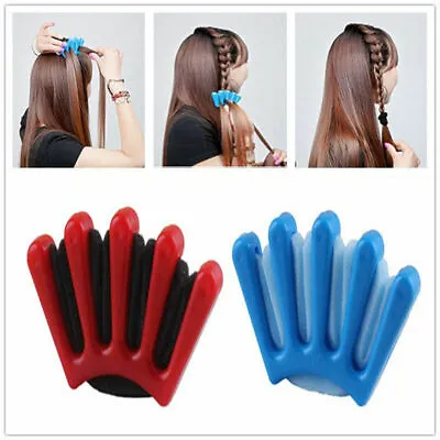 EASY Hair Braider Braid Braiding Styling French Plait Twist Style Sponge Tool • £1.99