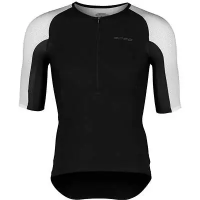 Orca Mens Athlex Short Sleeve Tri Top T-Shirt Tee Triathlon - White • £77.95