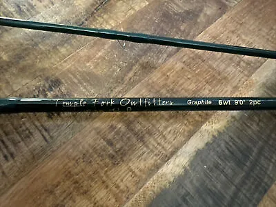 $26 • Buy Temple Fork Outfitters Fly Rod Lefty Kreh Signature Series III 9’'0  6Wt 2pc