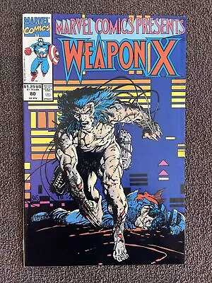MARVEL COMICS PRESENTS #80 (Marvel 1991) Weapon X Chapter 8 • $14.95