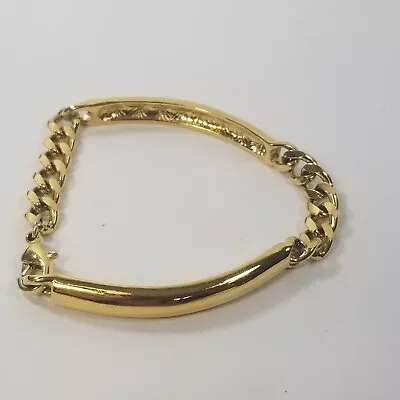 Vintage Gold Tone Chain Bracelet Womens Simple Understated • $13.99