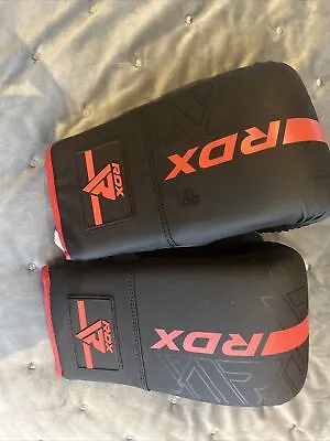 RDX F6 KARA Bag Boxing Gloves 4oz Black & Red Junior Kids • £11.99