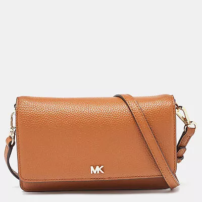 Michael Kors Tan Leather Jet Set Crossbody Bag • $119.70