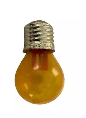 Vintage YELLOW  LIGHT BULB Novelty Pencil Sharpener • $4.79