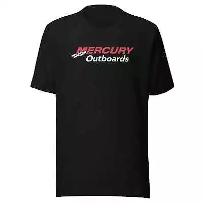 Mercury Boats Logo Outboards Unisex Tee Shirt S-5XL USA • $22.99