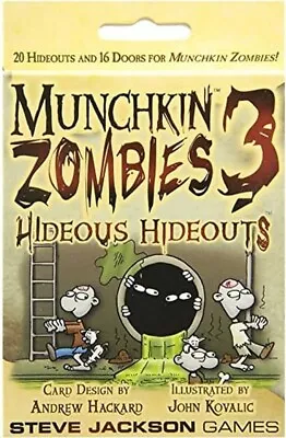 Munchkin Zombies 3 Hideous Hideouts Steve Jackson Games • $10.99