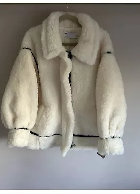 $24.41 • Buy Zara, Asos Aviator Oversized Coat Size 12