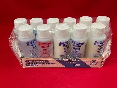 Microscale Industries SP System Pack 11 Bottles 1oz  Full Complete Set Sol Micsp • $57.95