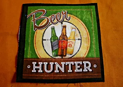 Beer Hunter Cotton Square Fabric Cut... Only 1 Left • $1.99