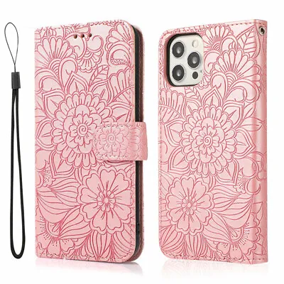 $13.99 • Buy For IPhone 14 13 12 11 Pro Max XS XR 8 7 Wallet Case Leather Magnetic Flip Cover
