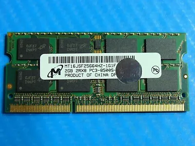 MacBook Pro 15  A1286 Early 2010 MC372LL/A SO-DIMM RAM Memory 2GB PC3-8500S #3 • $9.99