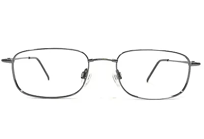 Flexon By Marchon Eyeglasses Frames 610 STEEL Silver Rectangular 51-18-140 • $89.99