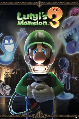 LUIGI'S MANSION 3 24x36 POSTER VIDEO GAME NEW FUN GAMING WII NINTENDO SWITCH NEW • $17.99