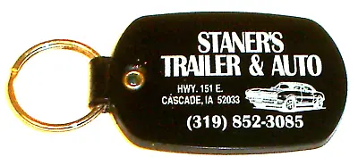 Vintage 1970's Staner's Trailer & Auto Chevrolet Camaro SS Keychain Cascade Iowa • $18