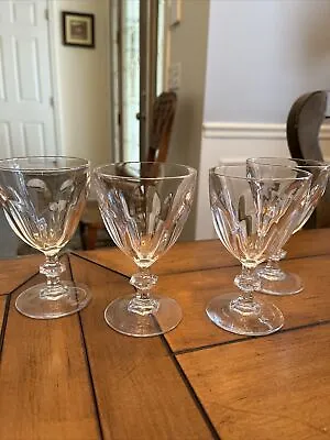 $16.95 • Buy Cristal D'Arques-Durand Washington Wine Sherry Glasses Lot Of 4 - 4 3/4” Tall