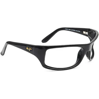 Maui Jim Sunglasses Frame Only MJ202 Peahi Glossy Black Wrap 65 Mm • $99.99