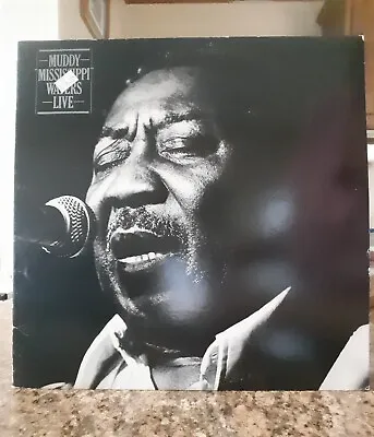 MUDDY  Mississippi  WATERS Live 1979 LP Blues Album Vinyl  • $20