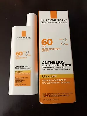 La Roche-Posay Anthelios Ultra Light Sunscreen SPF 60 1.7 Fl Oz 50 Ml Exp 2024 • $21.95