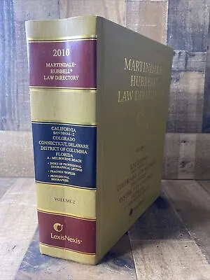 Law Reference Book: Martindale Hubbell Law Directory 2010 Volume 2 • $19.99