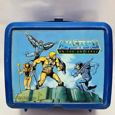 Vintage Masters Of The Universe He-Man Aladdin 1983 Mattel Plastic Lunch Box • $12.99