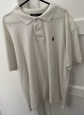 Polo Ralph Lauren -  Mens White Polo Shirt - Size XL • £14.99